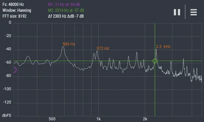 Advanced Spectrum Analyzer PRO android App screenshot 2