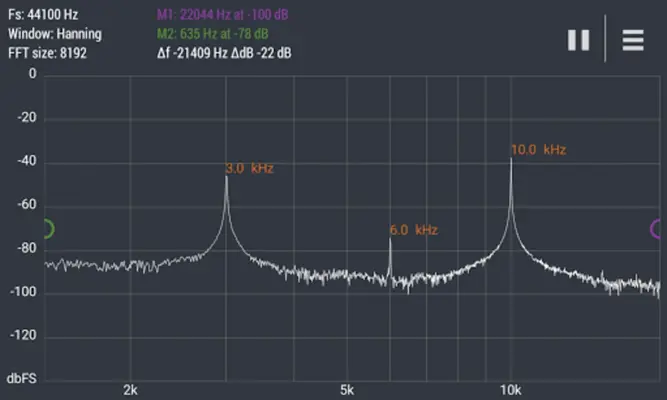 Advanced Spectrum Analyzer PRO android App screenshot 3