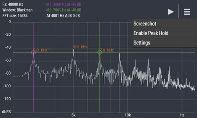 Advanced Spectrum Analyzer PRO android App screenshot 5