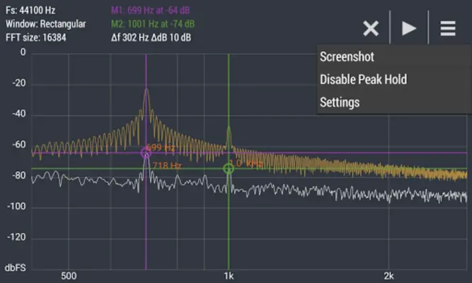 Advanced Spectrum Analyzer PRO android App screenshot 6